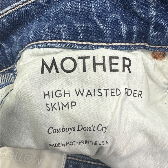 MOTHER SUPERIOR High Waisted Skimp Jeans in Blue - Picture 8 of 13
